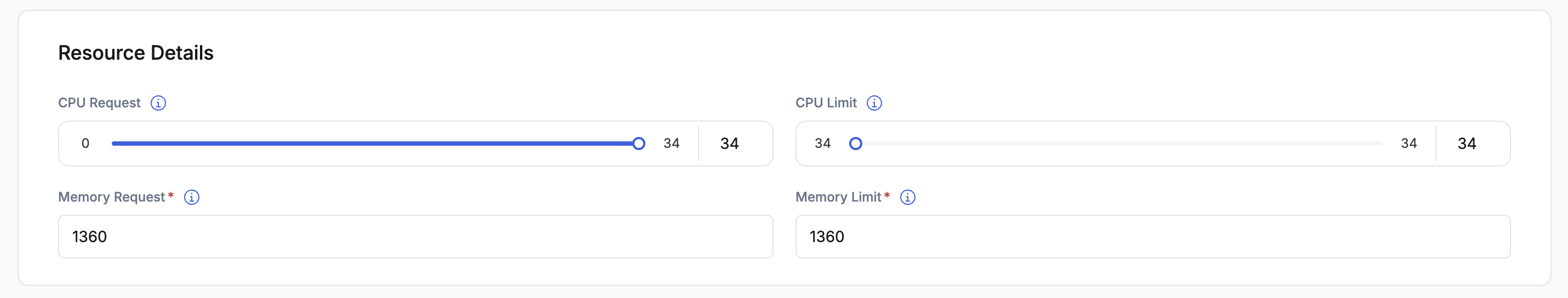 Resource details - BYOC